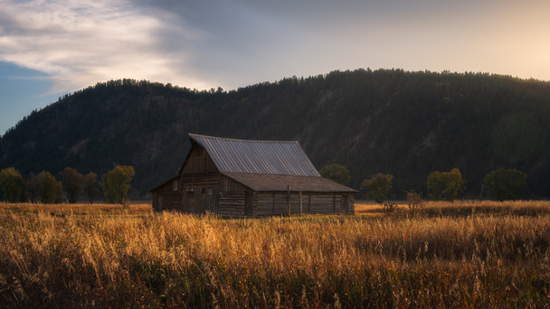 The Barn - Grand Teton National Park by Justin Leveillee
