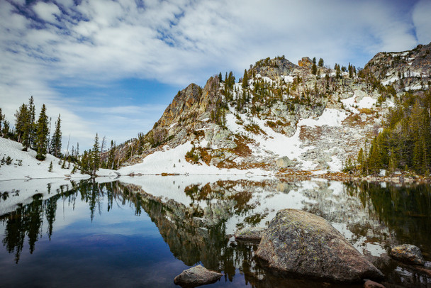Surprise Lake in Grand Teton National Park, Wyoming by Ruby Hour Photo Art ~ Marcela Herdova