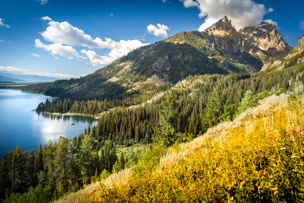 Trail View of Jenny Lake by Ruby Hour Photo Art ~ Marcela Herdova