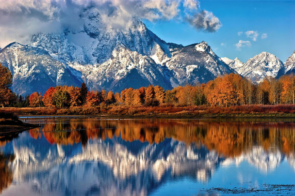 Oxbow Reflections - Grand Teton National Park by Brian Kerls Photography