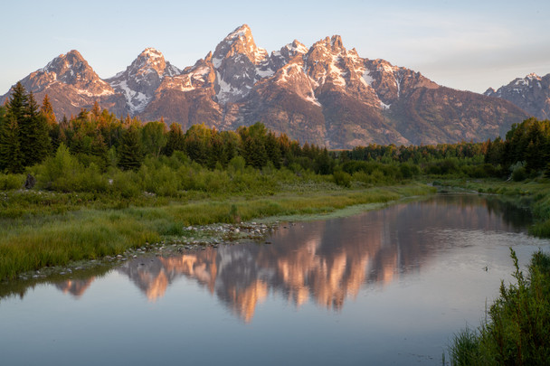 First Light - Grand Teton National Park by Riley K Photo