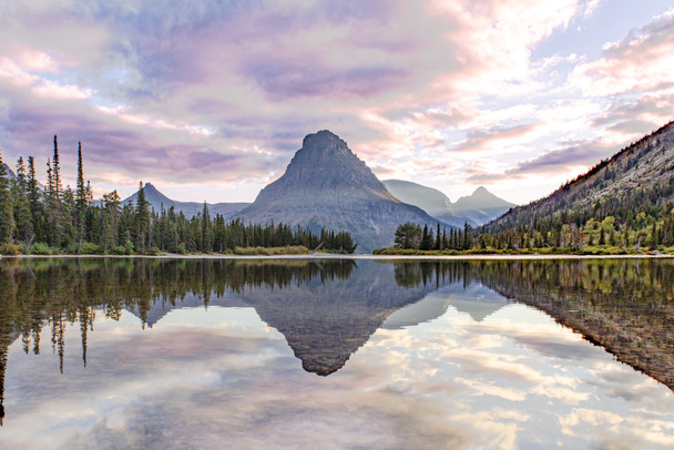 Glacier National Park Sinopah Fall Reflections by Cherie Show