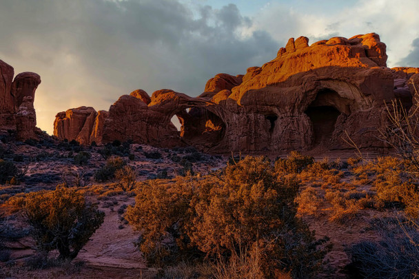 Late Afternoon at Double Arch - Arches National Park by Brian Kerls Photography