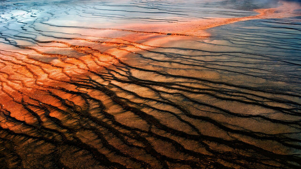 Grand Prismatic Spring Abstract- Yellowstone National Park by Brian Kerls Photography
