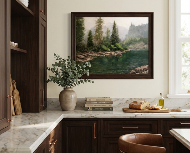 Glacier Dreams - Glacier National Park (Original Painting) Oil on Canvas 16x20 by Linda Glover Gooch