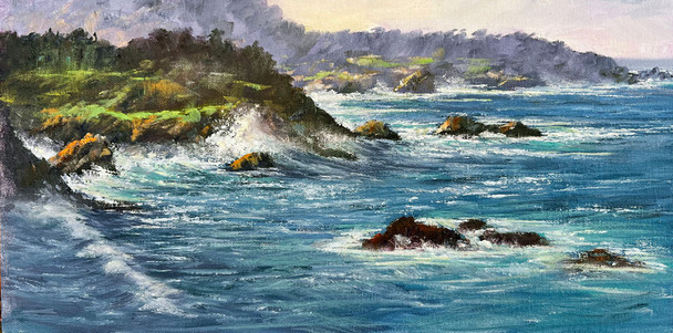 Lobos View (Original Oil Painting) by Donald Neff