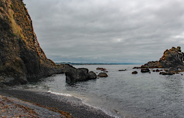Quiet cove on the Oregon Coast by Craig Fentiman
