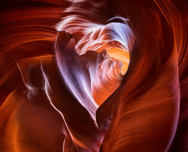 Antelope Canyon Heart By Lewis Carlyle