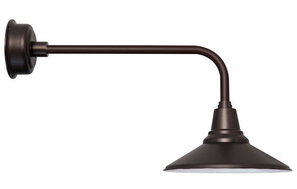 cocoweb barn light calla traditional arm