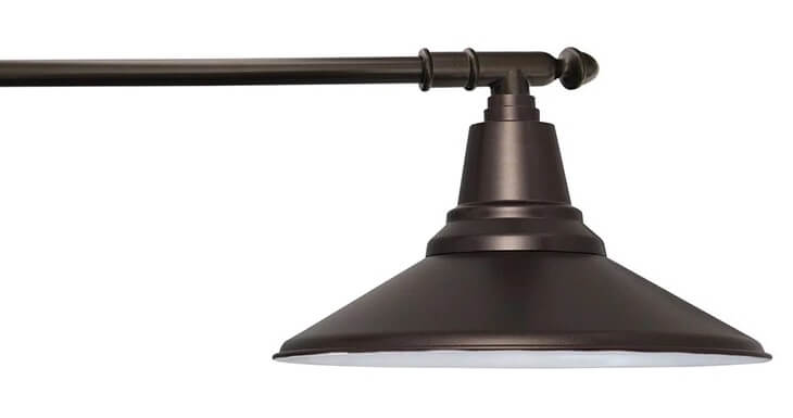 cocoweb barn light calla contemporary arm