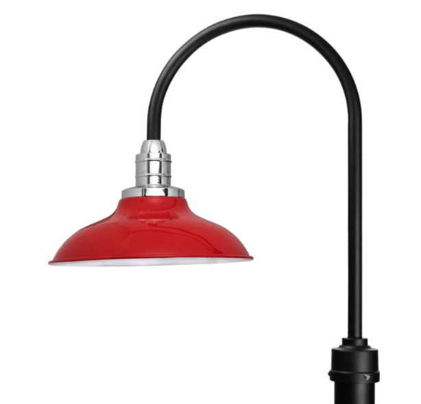 cocoweb barn post light calla