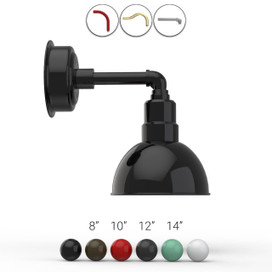 Customizable Blackspot wall sconce light