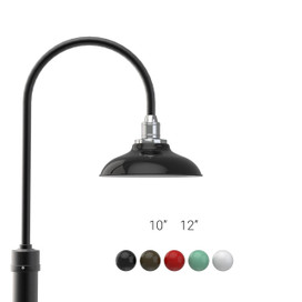 Customizable Peony LED Barn Lamp Post