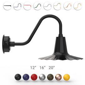 Customizable Iris Indoor/Outdoor LED Barn Light