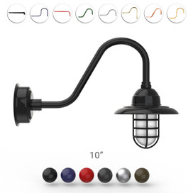 Customizable Pottery Indoor/Outdoor LED Barn Light