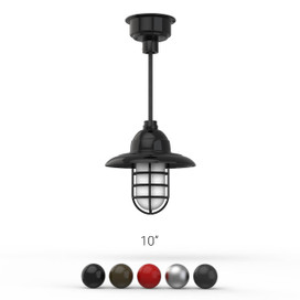 Customizable Pottery Indoor LED Barn Pendant Light