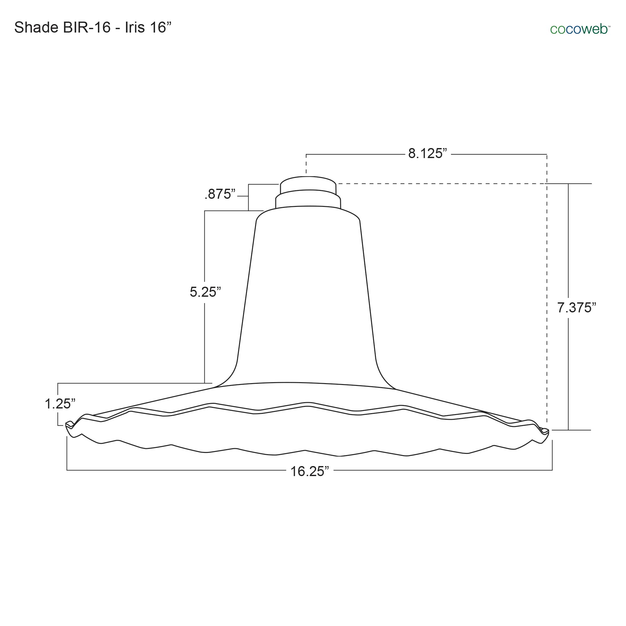 Iris Barn Light Dimensions