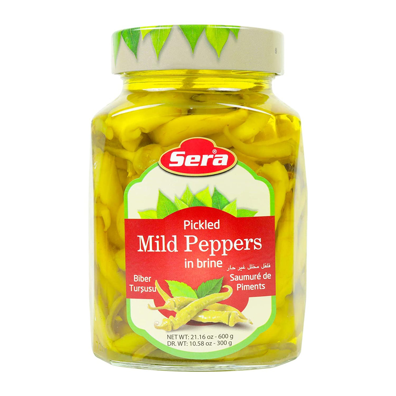 トンピリページ #222-2 #170-3 Pickled Mild Peppers in Brine 600gr - Sera | DIZIN