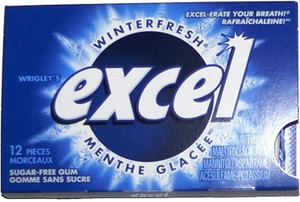 Sugar-Free Gum, Winterfresh, 12 Count - Excel Sugar-Free Gum, Winterfresh, 12 Count - Excel
