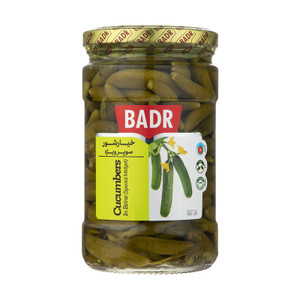 Pickled Cucumber Super Midget 630gr - Badr
