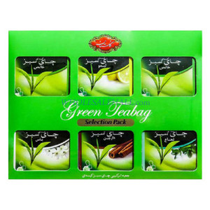 Selection Pack Green Tea Bags (جعبه ترکیبی چای سبز کیسه ای) 60Pcs- Golestan Selection Pack Green Tea Bags (جعبه ترکیبی چای سبز کیسه ای) 60Pcs- Golestan
