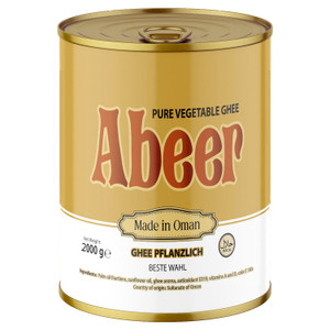 Pure Vegetable Ghee - oil - (روغن شیرین پزی) 2kg - Abeer Pure Vegetable Ghee - oil - (روغن شیرین پزی) 2kg - Abeer