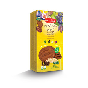 Cocoa Bisuit Multi Cereal 215gr - Farkhondeh