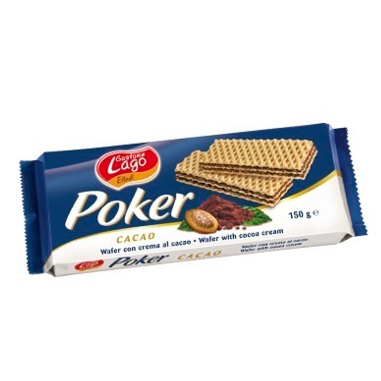 Wafer With Cocoa Cream (75%) 150 gr - Poker