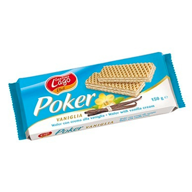 Wafer With Vanilla Cream (75%) 150 gr - Poker