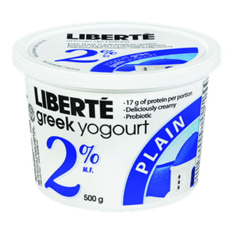 Greek Yogurt Plain 2% - 500 gr - Liberté