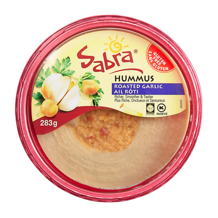 Hummus, Roasted Garlic (283g) - Sabra