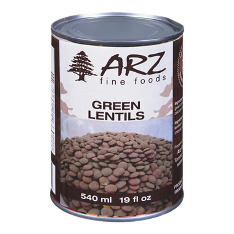 Green Lentils (540 mL) - Arz