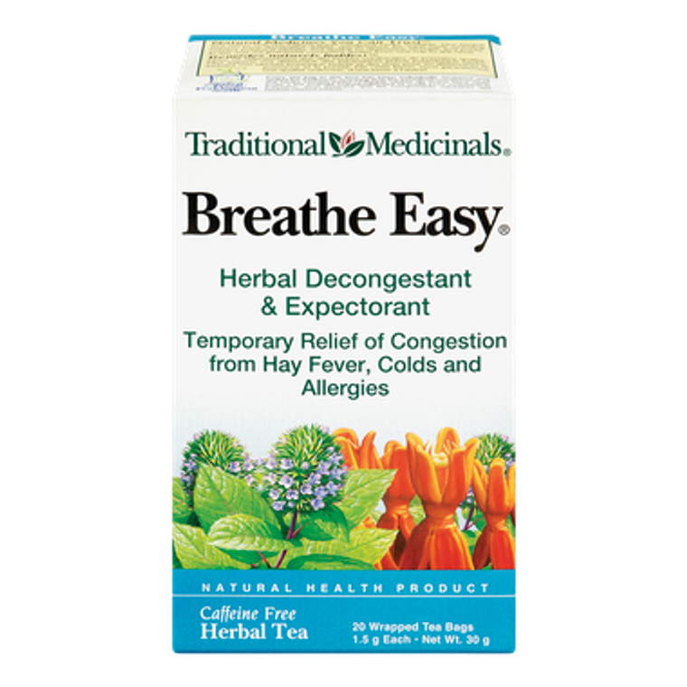 Breathe Easy Herbal Tea (20 ea) - TRADITIONAL MEDICINALS 