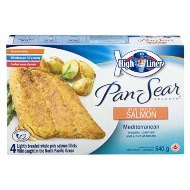 Pan Sear Selects Salmon, Mediterranean (540 g) - High liner