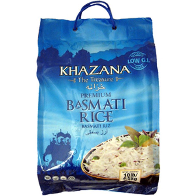 The Treasure Basmati Rice Premium 10 lb - Khazana