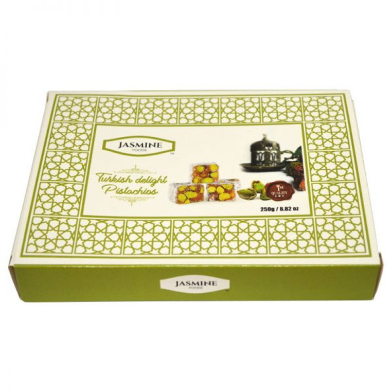 Turkish Delight with Pistachios 250 gr - Jasmine