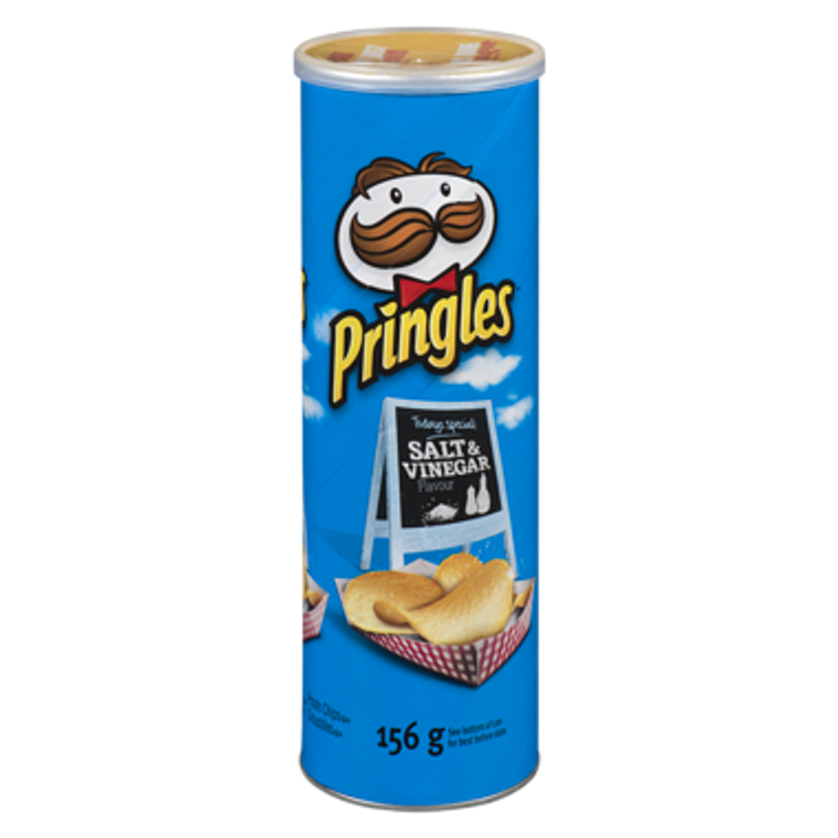 Crisps, Salt & Vinegar Chips (156 g) - PRINGLES 