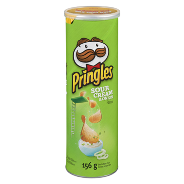 Crisps, Sour Cream & Onion Chips (156 g) - PRINGLES 