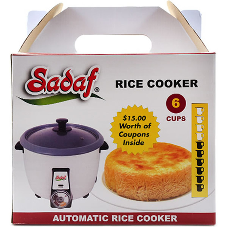 Automatic Rice Cooker 1.2 L - 6 Cups - Sadaf