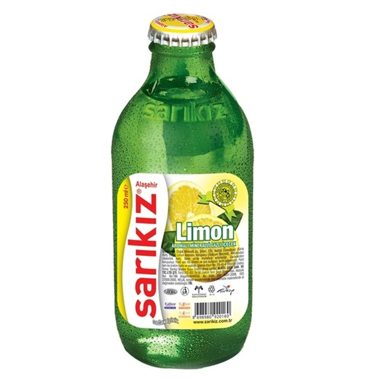 Lemon Soda - Sparkling Water 250ml Pack of 6 - Sarikiz