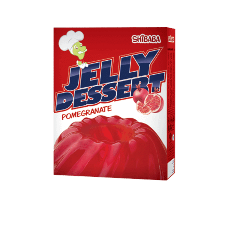 Halal Jelly Powder Pomegranate 100 g - Shibaba