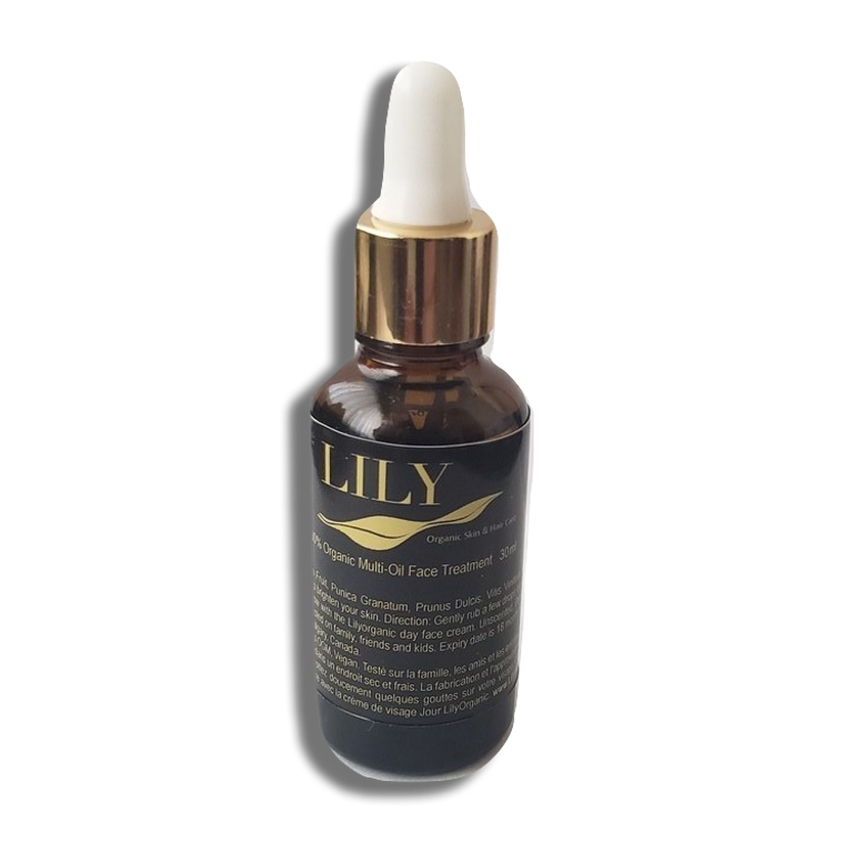 Organic Multi Oil Face Treatment / Serum 30ml - Lily Organic