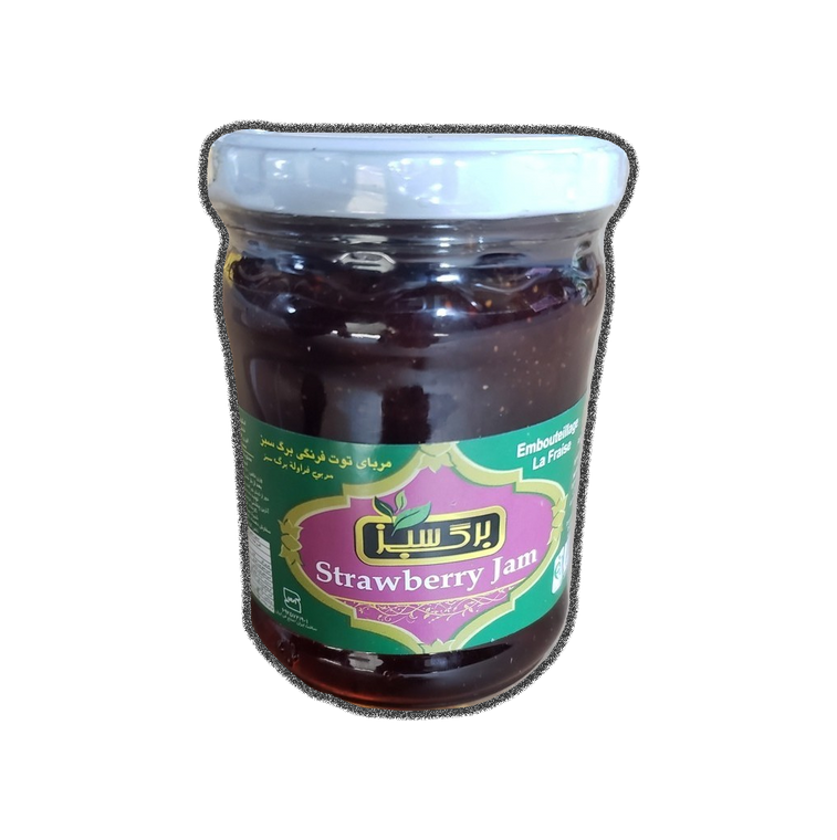 Strawberry Jam 310g - Green Leaves