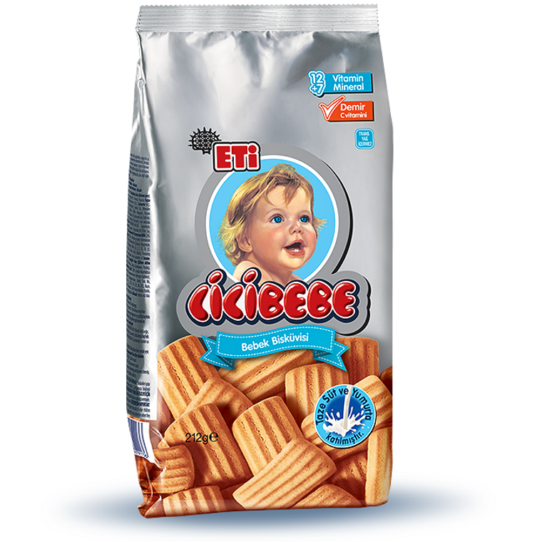  Baby Biscuit (CICI Beby) - Source of Vitamins and Minerals 212 gr - Eti