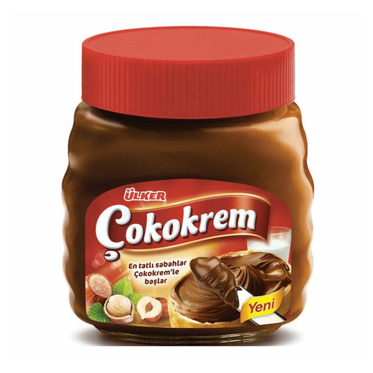 Ulker Cokokrem Hazelnut Spread with chocolate "Cikolatali Findik Ezmesi" - 650g - GLASS