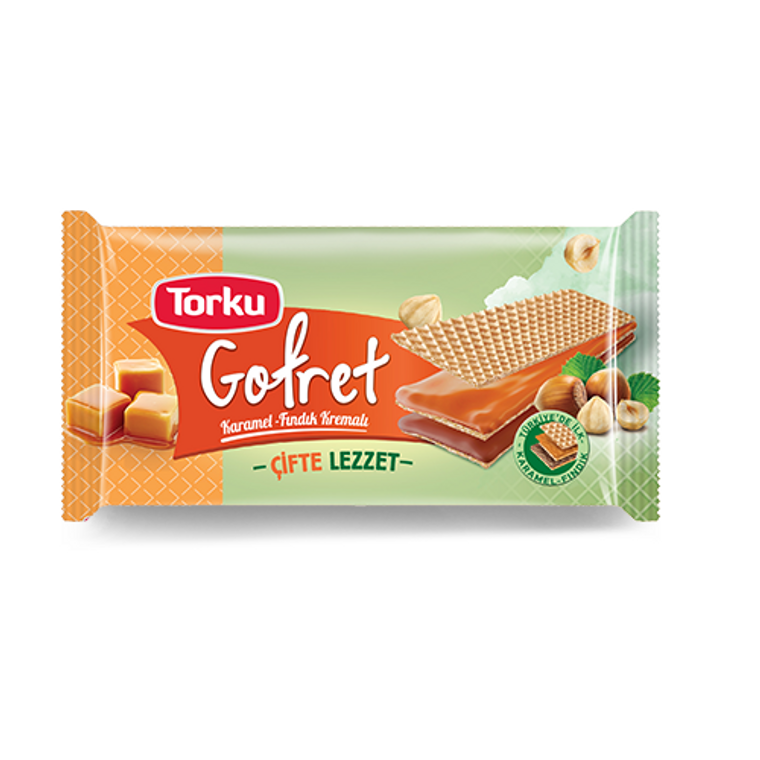 Caramel Wafer Torku 142gr - Torku