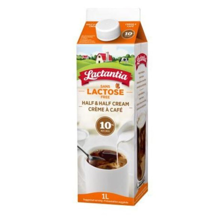 Half & Half Cream, 10% 1L - LACTANTIA