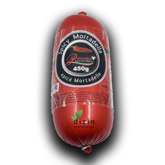 Halal Spicy Beef Mortadella 450gr - Parsian