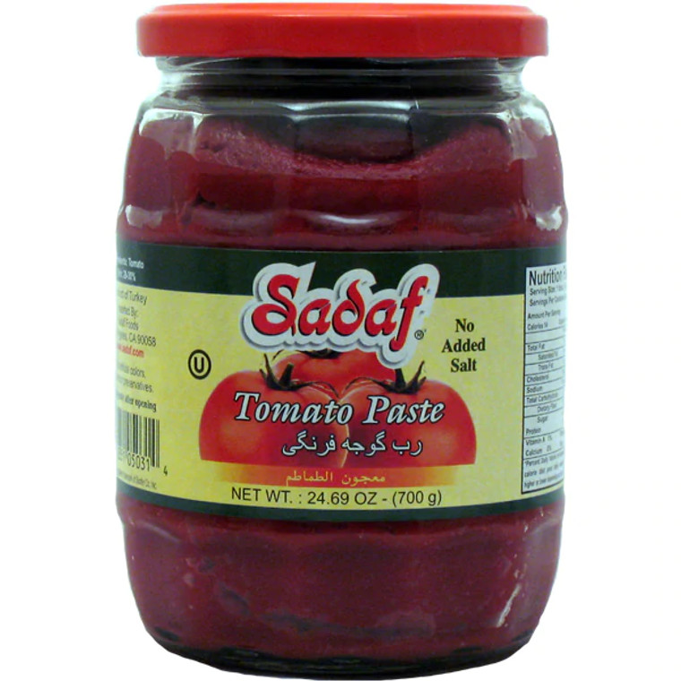 Tomato Paste Jar No Salt Added 700 g - Sadaf
