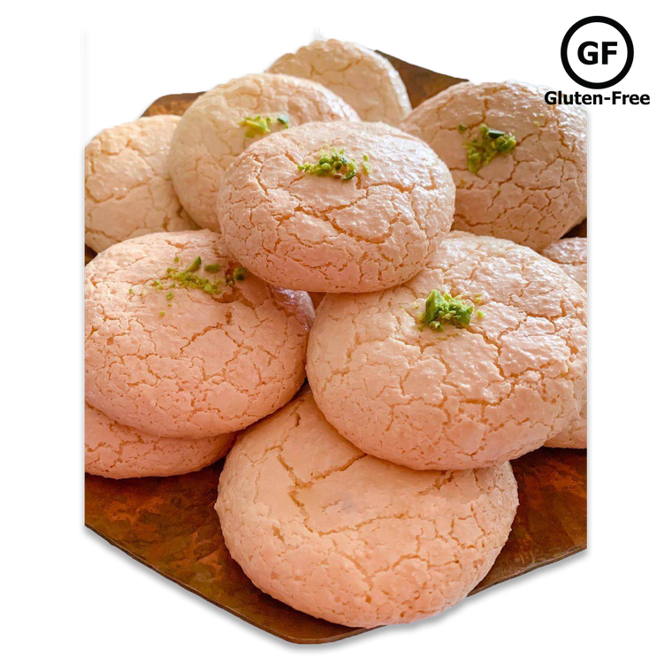 Coconut Cookies شیرینی نارگیلی (GF) 1lb - Nutty Saffron 